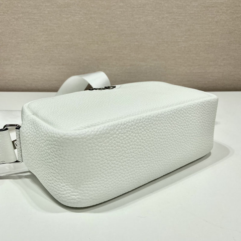 プラダ アウトレット PRADA ヴィッテロダイノソフトレザー スモール ショルダーバッグ 1BH082_2DKV_F02EU_V_7NM ホワイト H品 プラダ バッグ アウトレット - 画像 (6)
