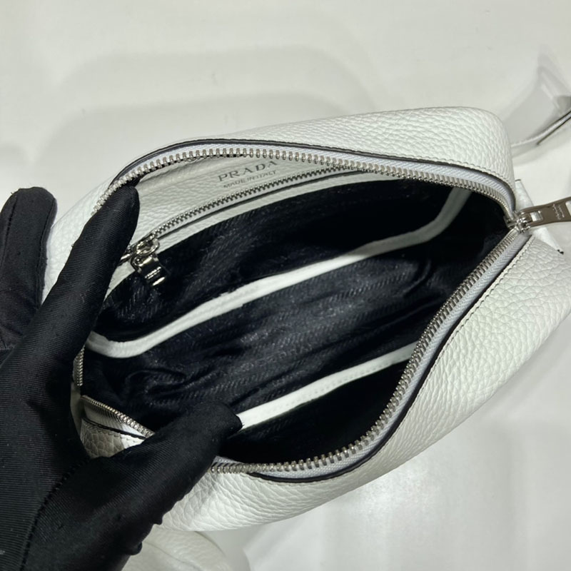 プラダ アウトレット PRADA ヴィッテロダイノソフトレザー スモール ショルダーバッグ 1BH082_2DKV_F02EU_V_7NM ホワイト H品 プラダ バッグ アウトレット - 画像 (3)