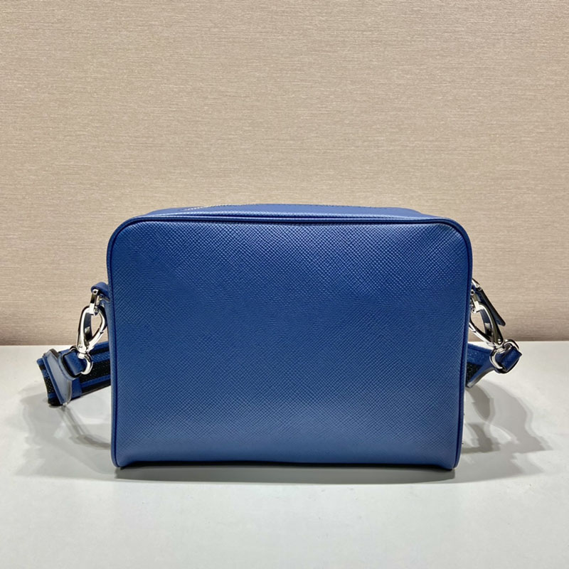 プラダ アウトレット PRADA サフィアーノレザー ショルダーバッグ 2VH152_2FAD_F0016_V_OOO ブルー H品 プラダ バッグ アウトレット - 画像 (6)