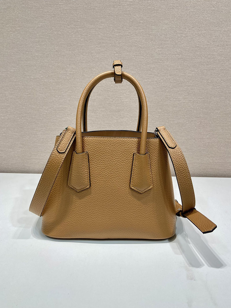 プラダ アウトレット PRADA サフィアーノ ロゴ レザー ハンドバッグ 1BG443_2A4A_F0046 ブラウン H品 プラダ ハンドバッグ アウトレット - 画像 (7)