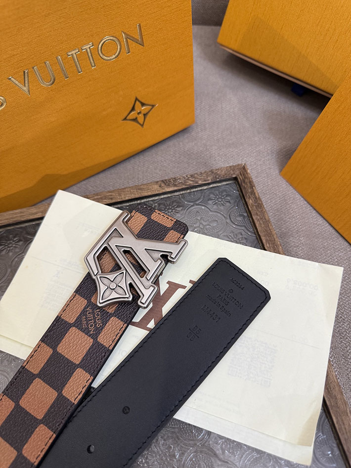 最高級ルイヴィトンスーパーコピー ルイヴィトンベルトコピー ベルト・LV フラワー ダミエ フレンドシップ 40MM 2522500 N品 ヴィトン ベルト メンズ 人気 - 画像 (4)
