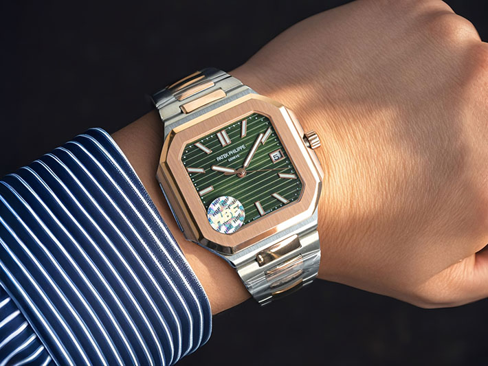最高級パテックフィリップスーパーコピー PATEK PHILIPPE キュビタス 7128/1G-001 2522781 パテック キュビタス ステンレス - 画像 (5)