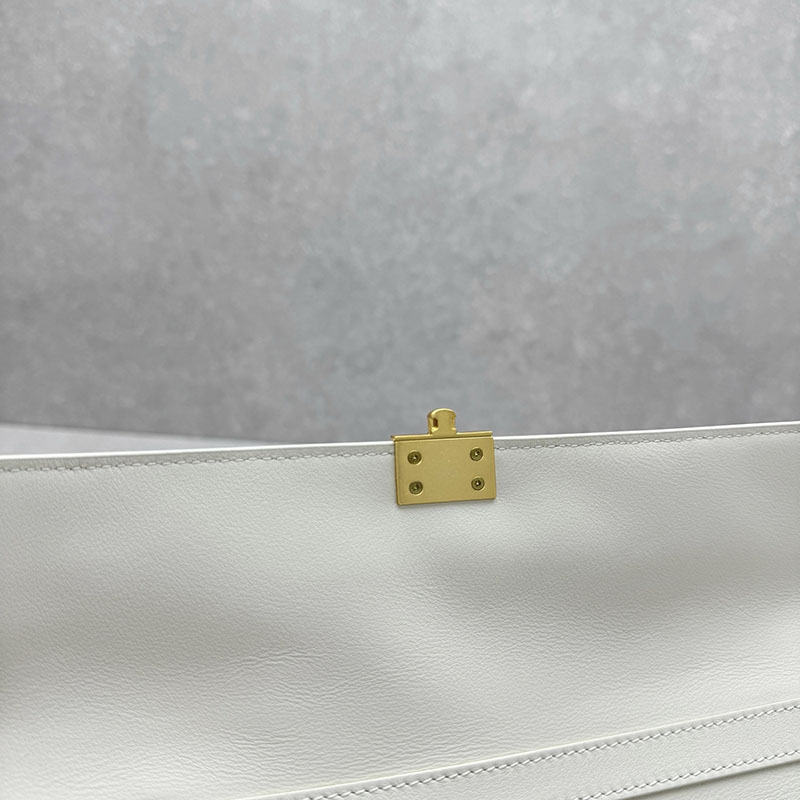 プラダ アウトレット PRADA ソフトサウンド ミディアム レザー ショルダーバッグ 1BN023_2CYS_F0009_V_TOO ホワイト H品 プラダ バッグ 人気 - 画像 (5)