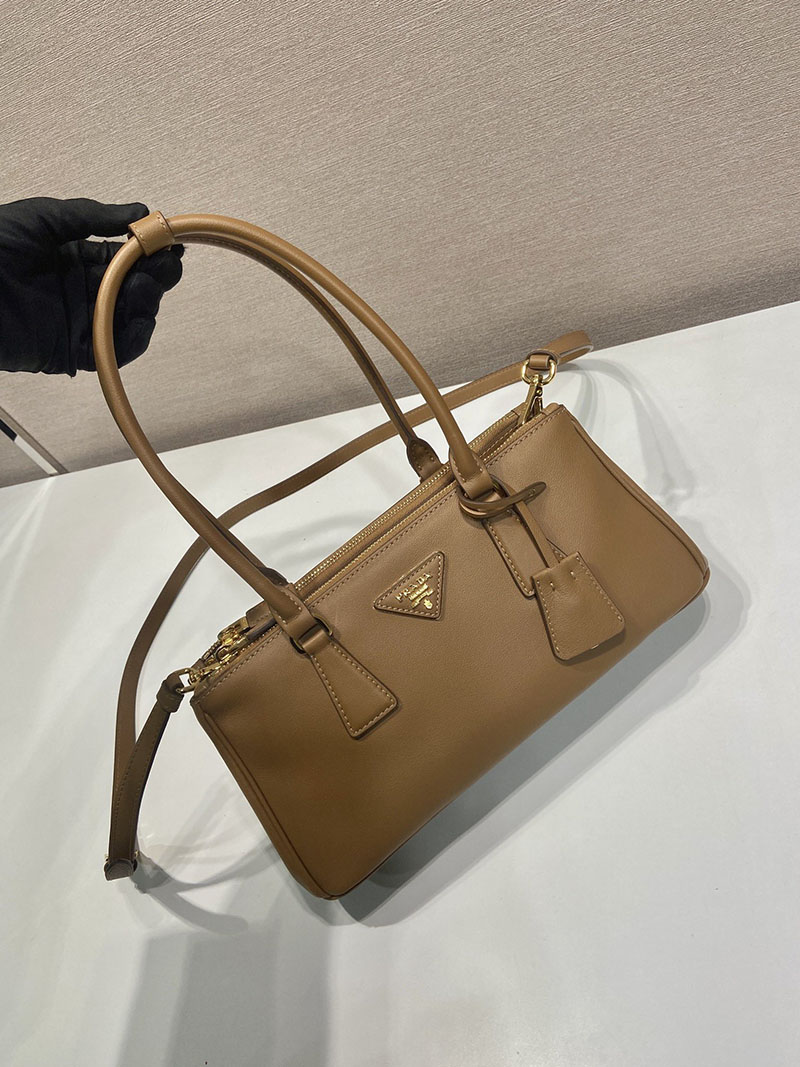 プラダ アウトレット PRADA ガレリア ミディアム レザー バッグ 1BA457_2CYS_F0046_V_YO0 ブラウン H品 プラダ ハンドバッグ レディース - 画像 (9)