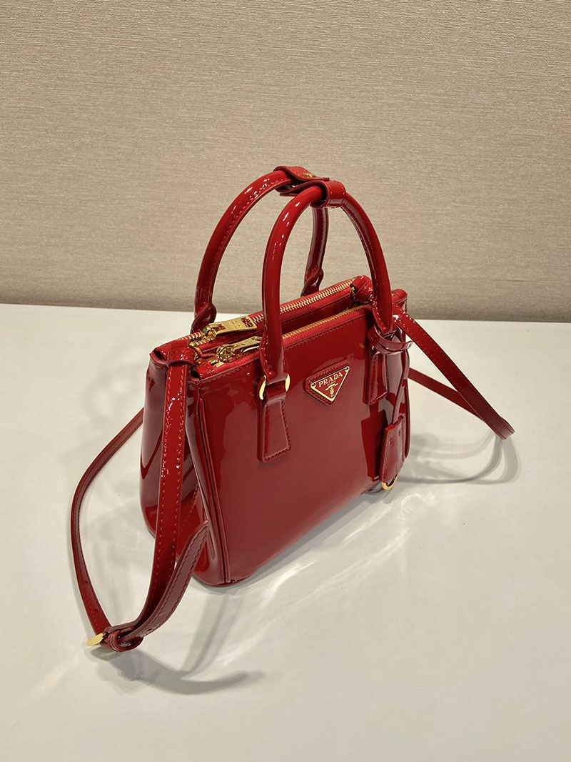 プラダ アウトレット PRADA ガレリア サフィアーノレザー ミニバッグ 1BA906_NZV_F068Z_V_EOM レッド H品 プラダミニショルダーバッグ - 画像 (8)