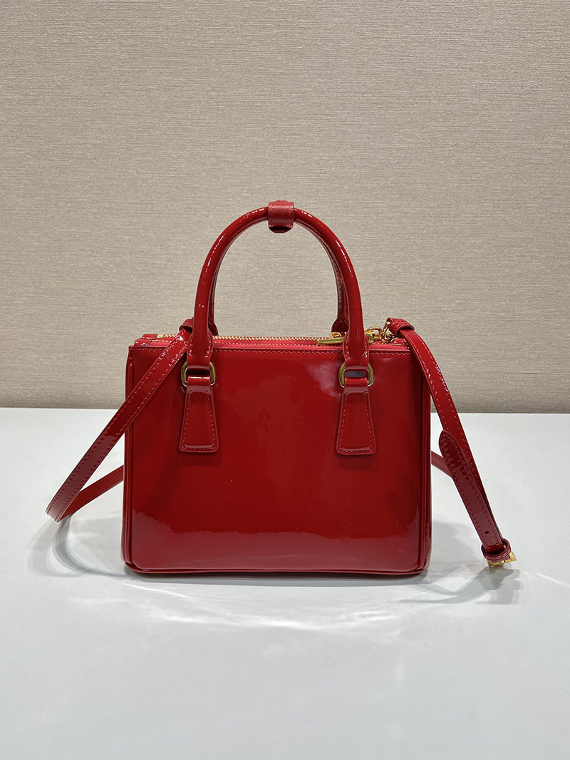 プラダ アウトレット PRADA ガレリア サフィアーノレザー ミニバッグ 1BA906_NZV_F068Z_V_EOM レッド H品 プラダミニショルダーバッグ - 画像 (7)