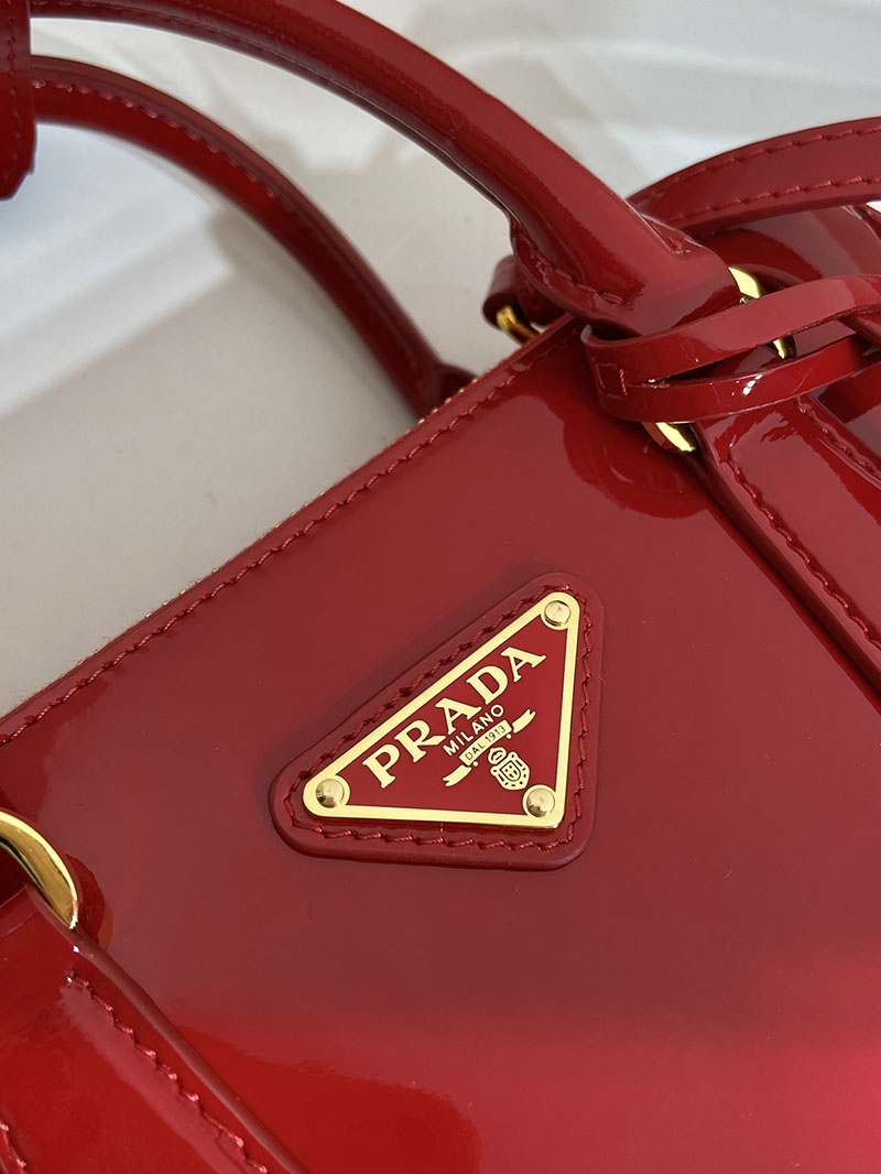 プラダ アウトレット PRADA ガレリア サフィアーノレザー ミニバッグ 1BA906_NZV_F068Z_V_EOM レッド H品 プラダミニショルダーバッグ - 画像 (4)