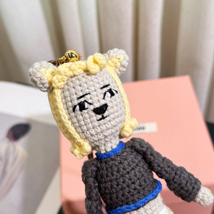 最高級MiuMiuスーパーコピー テクニカルヤーン トリック ミュウミュウ バッグチャーム 5TT214_2CU3_F0KIV - 画像 (4)