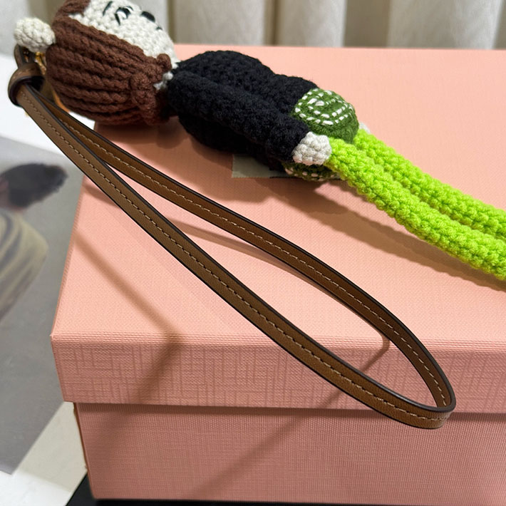 最高級MiuMiuスーパーコピー テクニカルヤーン トリック ミュウミュウ バッグチャーム 5TT213_2CU2_F0G5R - 画像 (3)