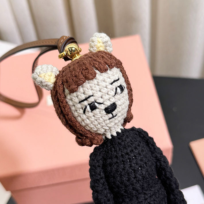 最高級MiuMiuスーパーコピー テクニカルヤーン トリック ミュウミュウ バッグチャーム 5TT213_2CU2_F0G5R - 画像 (2)