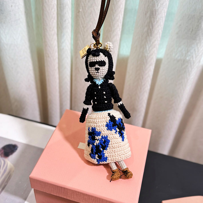 最高級MiuMiuスーパーコピー テクニカルヤーン トリック ミュウミュウ バッグチャーム 5TT215_2CU4_F022X - 画像 (6)