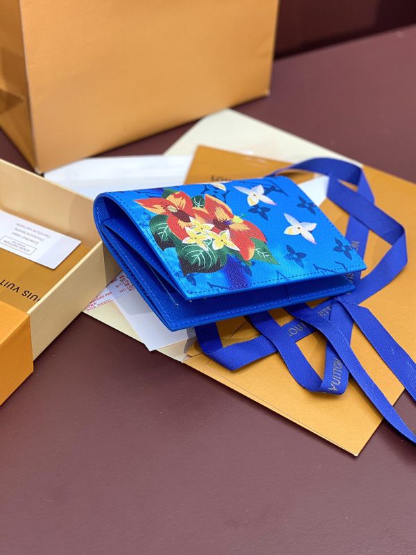 LOUIS VUITTON クーヴェルテュール パスポール NM lv301789 ブライト ブルー 超N品 ヴィトン カードケース 財布代わり - 画像 (2)