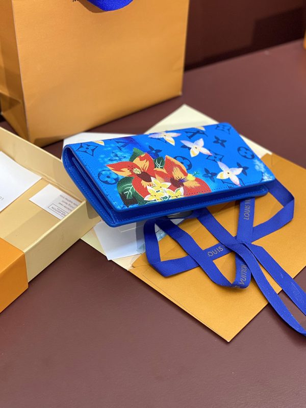 LOUIS VUITTON ポルトフォイユ･ブラザ 長財布 lv301790 ブライト ブルー 超N品 ルイヴィトン 財布 人気ランキング - 画像 (2)