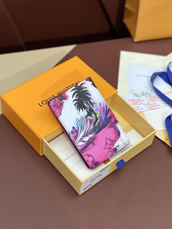 LOUIS VUITTON サーフィンモノグラム オーガナイザー ドゥ ポッシュ M83556 ピンク 超N品 ヴィトン カードケース 財布代わり - 画像 (9)