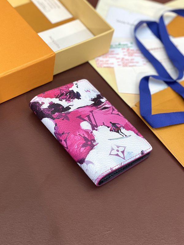 LOUIS VUITTON サーフィンモノグラム オーガナイザー ドゥ ポッシュ M83556 ピンク 超N品 ヴィトン カードケース 財布代わり - 画像 (8)