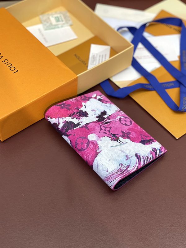 LOUIS VUITTON クーヴェルテュール パスポール NM lv301794 ピンク 超N品 ヴィトン カードケース 財布代わり - 画像 (8)