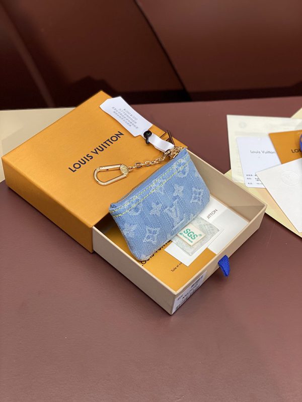 LOUIS VUITTON コインケース モノグラム・デニム ポシェット・クレ M82961 超N品 ヴィトン 小銭入れ レディース - 画像 (9)