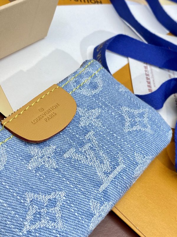 LOUIS VUITTON コインケース モノグラム・デニム ポシェット・クレ M82961 超N品 ヴィトン 小銭入れ レディース - 画像 (7)