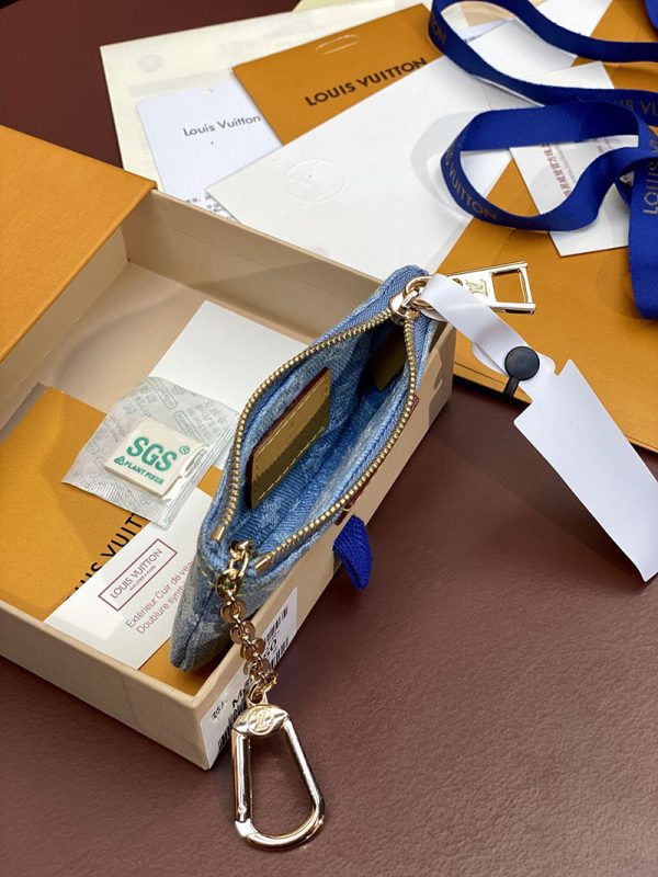 LOUIS VUITTON コインケース モノグラム・デニム ポシェット・クレ M82961 超N品 ヴィトン 小銭入れ レディース - 画像 (6)