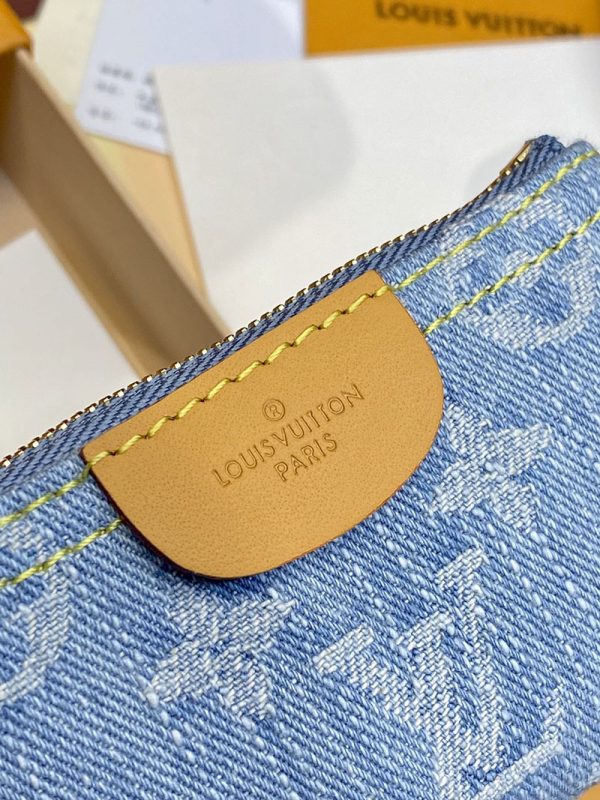 LOUIS VUITTON コインケース モノグラム・デニム ポシェット・クレ M82961 超N品 ヴィトン 小銭入れ レディース - 画像 (4)