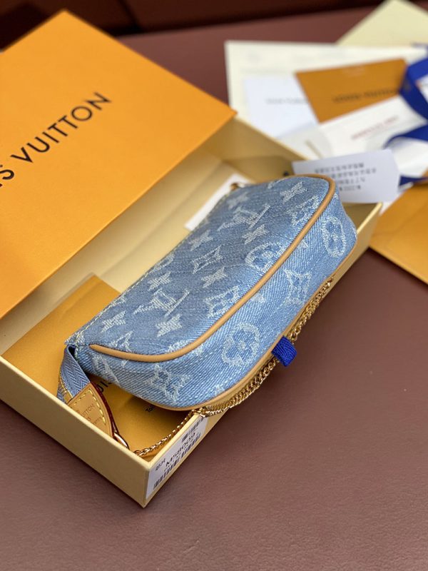 ルイヴィトン アウトレット 店舗 LOUIS VUITTON ミニ･ポシェット･アクセソワール lv301797 超N品 ヴィトン デニム バッグ 新作 - 画像 (5)