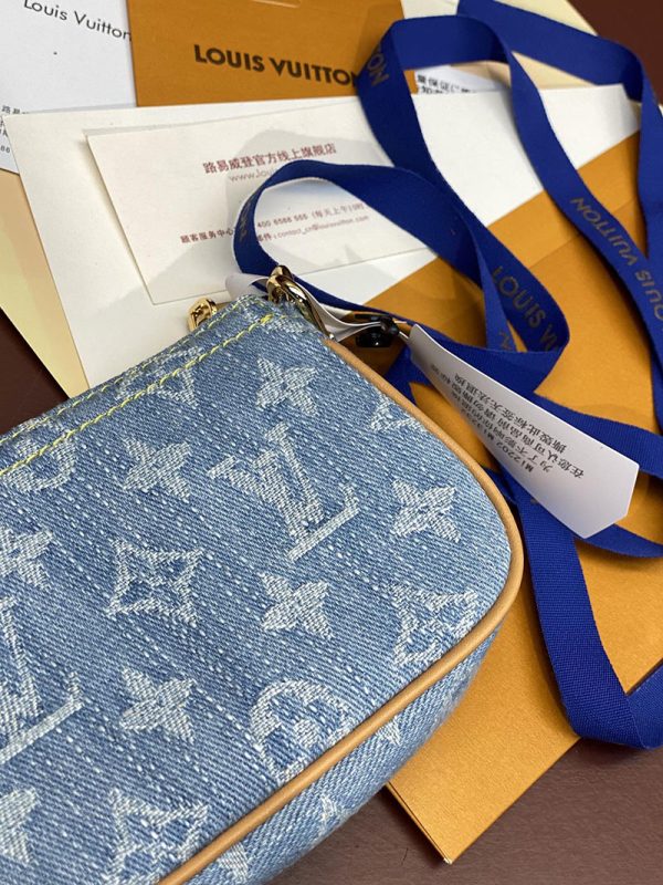 ルイヴィトン アウトレット 店舗 LOUIS VUITTON ミニ･ポシェット･アクセソワール lv301797 超N品 ヴィトン デニム バッグ 新作 - 画像 (4)