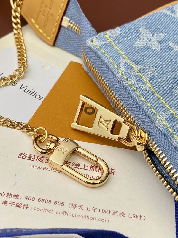 ルイヴィトン アウトレット 店舗 LOUIS VUITTON ミニ･ポシェット･アクセソワール lv301797 超N品 ヴィトン デニム バッグ 新作 - 画像 (2)