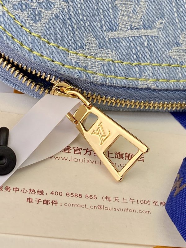 ルイヴィトン アウトレット 店舗 LOUIS VUITTON ポーチ モノグラム・デニム ポシェット・コスメティック M83616 - 画像 (2)
