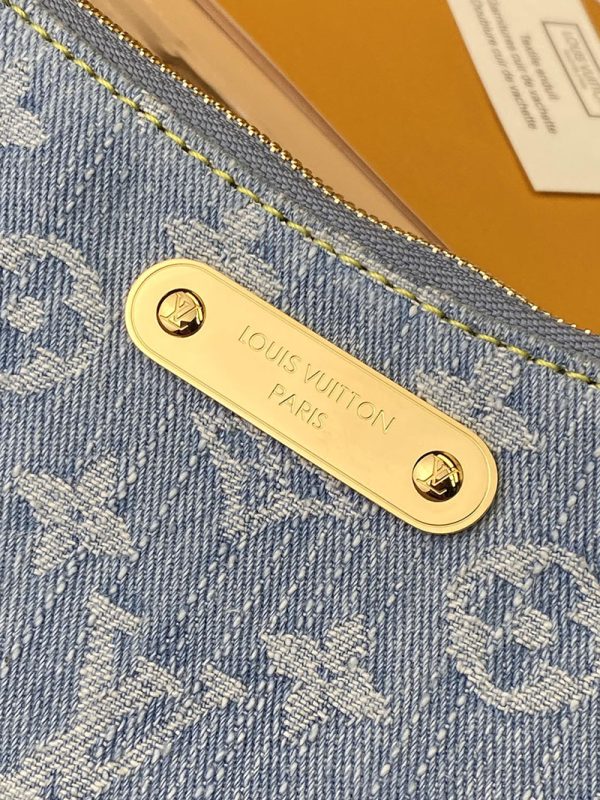 ルイヴィトン アウトレット 店舗 LOUIS VUITTON ポシェット・リヴ ショルダーバッグ モノグラムデニム M83532 - 画像 (4)