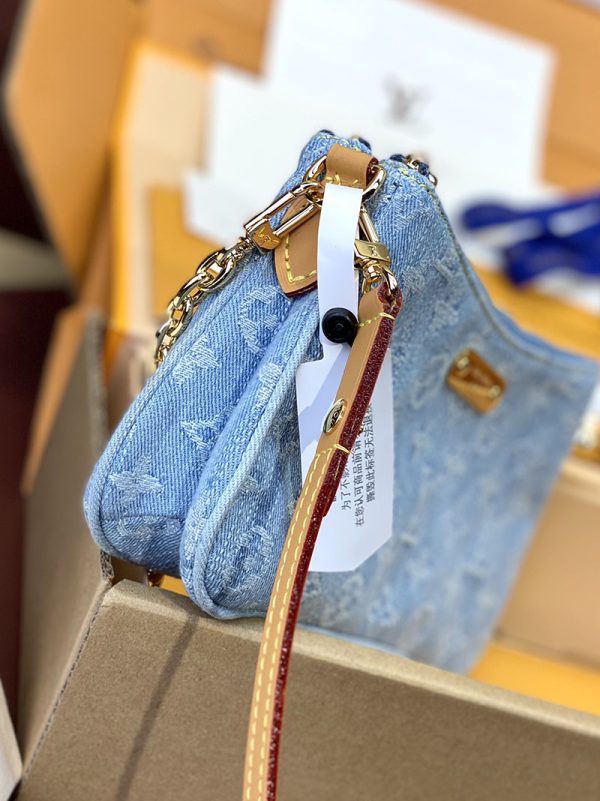 ルイヴィトン アウトレット 店舗 LOUIS VUITTON ポシェット・リヴ ショルダーバッグ モノグラムデニム M83532 - 画像 (3)