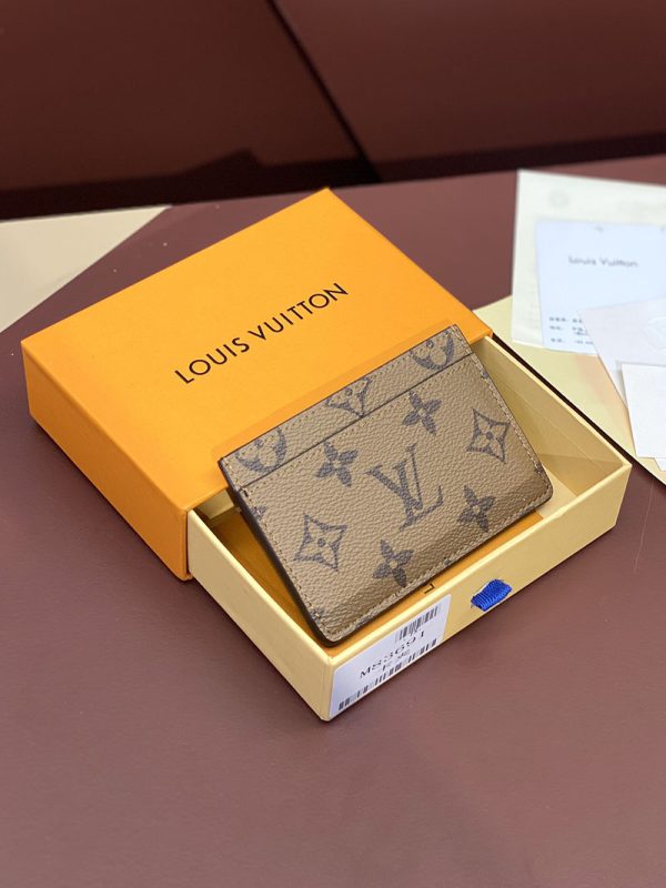 LOUIS VUITTON ポルトカルト・サーンプル モノグラム・リバース カードケース 犬 M83691 超N品 ヴィトン カードケース 財布代わり - 画像 (7)
