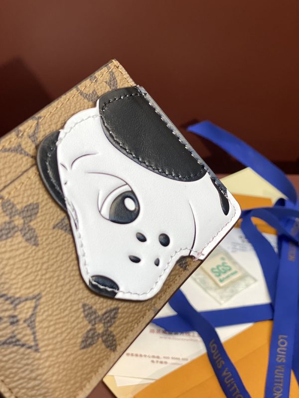 LOUIS VUITTON ポルトカルト・サーンプル モノグラム・リバース カードケース 犬 M83691 超N品 ヴィトン カードケース 財布代わり - 画像 (5)