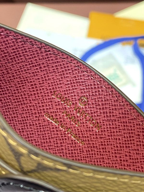 LOUIS VUITTON ポルトカルト・サーンプル モノグラム・リバース カードケース 犬 M83691 超N品 ヴィトン カードケース 財布代わり - 画像 (3)