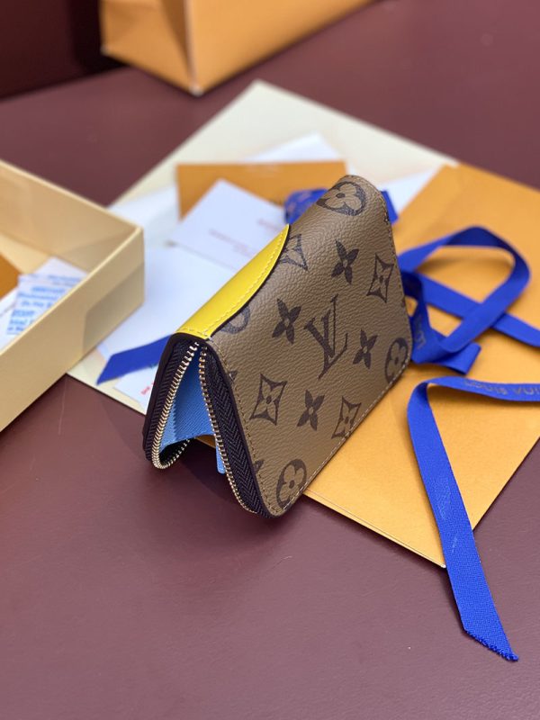LOUIS VUITTON コインケース Sun Yitian コラボ モノグラム リバース ジッピーコインパース M83690 ヴィトン ミニ財布 人気 - 画像 (4)