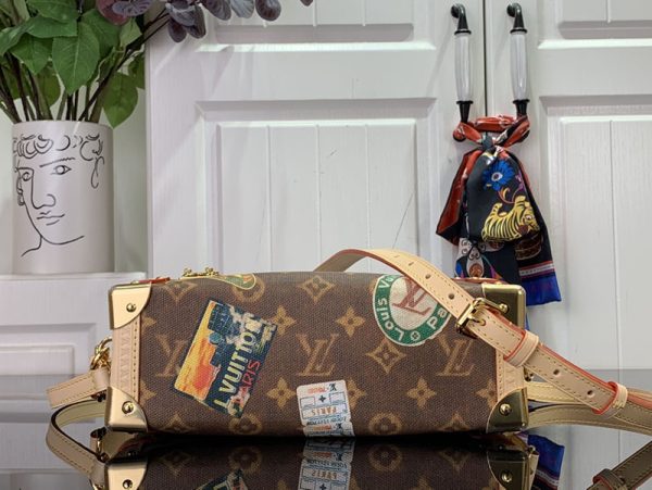 LOUIS VUITTON M47085 サイドトランクMM カバン 斜め掛け 3WAYバッグ フライトモード ショルダーバッグ 超N品 - 画像 (7)