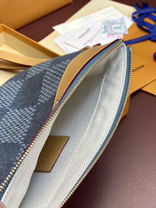 ルイヴィトン アウトレット 店舗 LOUIS VUITTON ポシェット･トゥ･ゴー モノグラム･シャドウ lv301813 ヴィトン デニム バッグ コーデ - 画像 (4)
