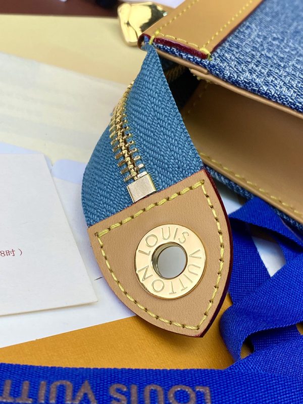ルイヴィトン アウトレット 店舗 LOUIS VUITTON ポシェット･ヴォワヤージュ MM lv301814 ルイヴィトン モノグラムデニム バッグ - 画像 (3)