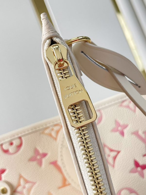 ルイヴィトン アウトレット 店舗 LOUIS VUITTON M47080 モノグラムアンプラント ネヴァーフル MM ショルダーバッグ 肩掛け ポーチ付き トートバッグ - 画像 (4)