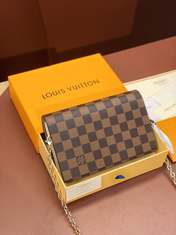 ルイヴィトン アウトレット 店舗 LOUIS VUITTON ダミエ ポルトフォイユ・ヴァヴァンチェーン N60237 ルイヴィトン ミニバッグ 安い - 画像 (9)