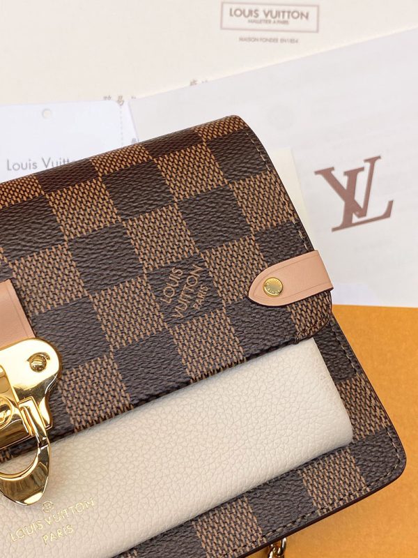 ルイヴィトン アウトレット 店舗 LOUIS VUITTON ダミエ ポルトフォイユ・ヴァヴァンチェーン N60237 ルイヴィトン ミニバッグ 安い - 画像 (4)