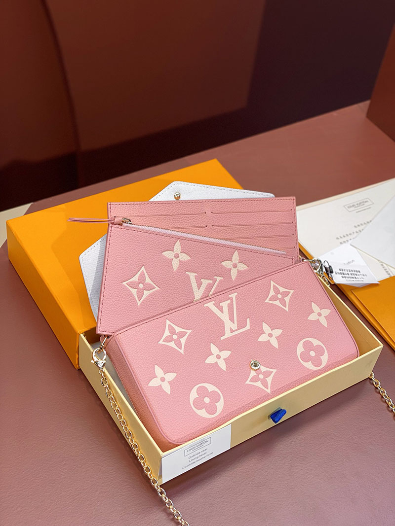 ルイヴィトン アウトレット 店舗 LOUIS VUITTON ポシェット・フェリシー 長財布 M81759 ルイヴィトン チェーンウォレット - 画像 (9)