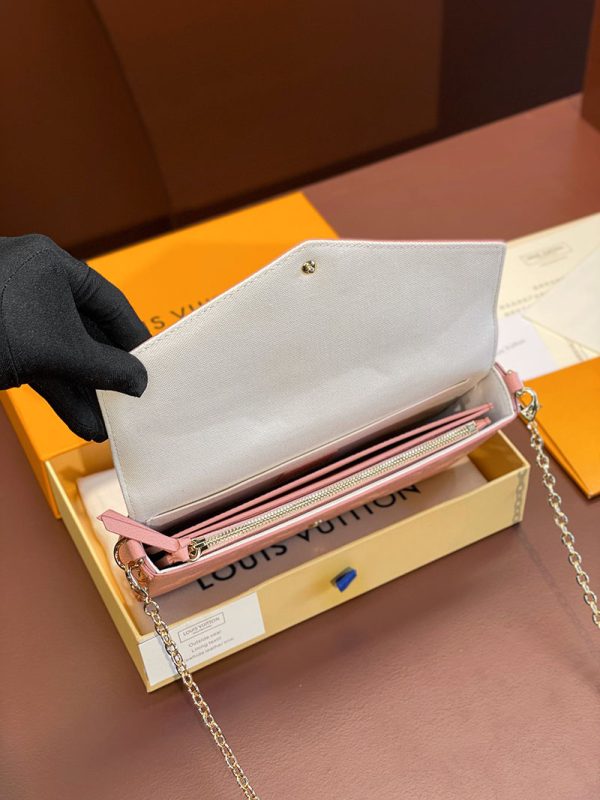 ルイヴィトン アウトレット 店舗 LOUIS VUITTON ポシェット・フェリシー 長財布 M81759 ルイヴィトン チェーンウォレット - 画像 (8)