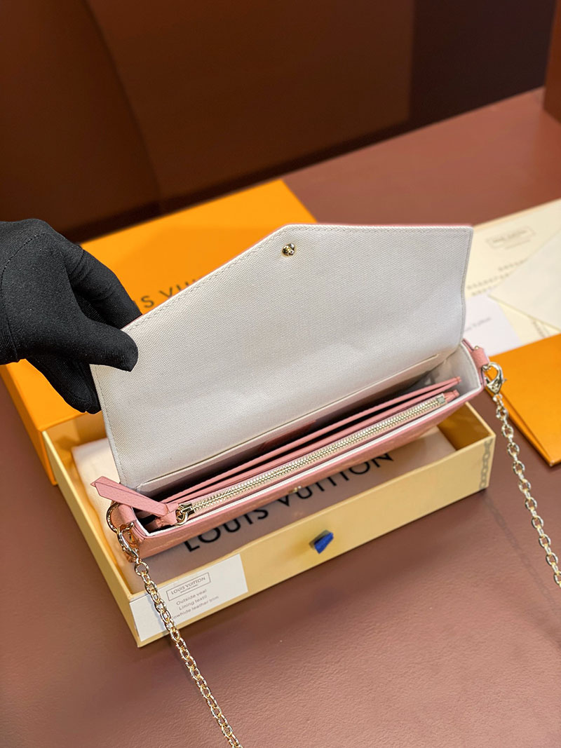 ルイヴィトン アウトレット 店舗 LOUIS VUITTON ポシェット・フェリシー 長財布 M81759 ルイヴィトン チェーンウォレット - 画像 (8)