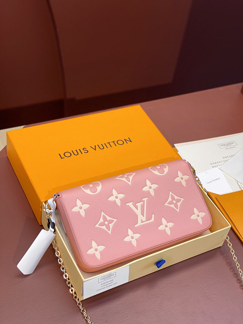 ルイヴィトン アウトレット 店舗 LOUIS VUITTON ポシェット・フェリシー 長財布 M81759 ルイヴィトン チェーンウォレット - 画像 (7)