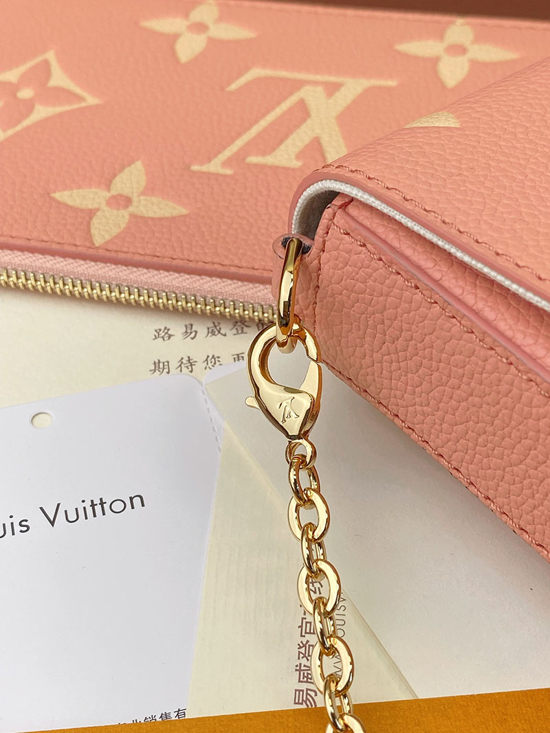 ルイヴィトン アウトレット 店舗 LOUIS VUITTON ポシェット・フェリシー 長財布 M81759 ルイヴィトン チェーンウォレット - 画像 (3)