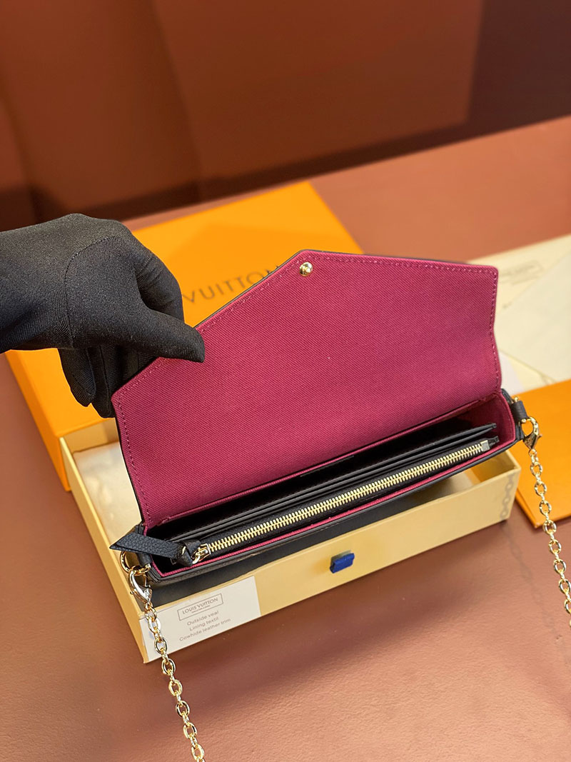 ルイヴィトン アウトレット 店舗 LOUIS VUITTON ポシェット フェリシー クラッチ チェーン M82479 ルイヴィトン ミニバッグ 人気 - 画像 (8)