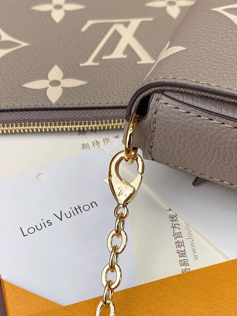 ルイヴィトン アウトレット 店舗 LOUIS VUITTON 斜め掛けショルダーバッグ モノグラムアンプラント ポシェット フェリシー M69977 - 画像 (3)