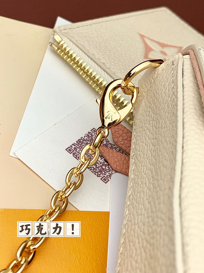 ルイヴィトン アウトレット 店舗 LOUIS VUITTON モノグラムアンプラント ポシェット フェリシー M82047 ヴィトン チェーンバッグ モノグラム - 画像 (2)