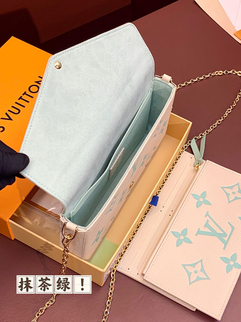 ルイヴィトン アウトレット 店舗 LOUIS VUITTON ポシェット フェリシー lv301855 ヴィトン チェーンウォレット 使い勝手 - 画像 (7)
