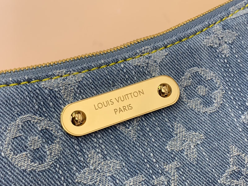 ルイヴィトン アウトレット 店舗 LOUIS VUITTON ポシェット リヴ M83532 モノグラムデニム レディースショルダーバッグ スカイブルー - 画像 (6)
